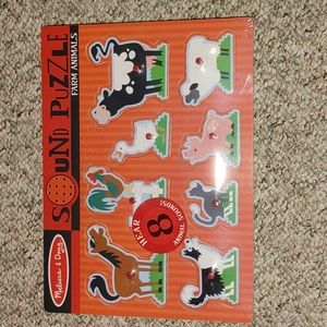 NIP Melissa & Doug Farm Animals Sound Puzzle